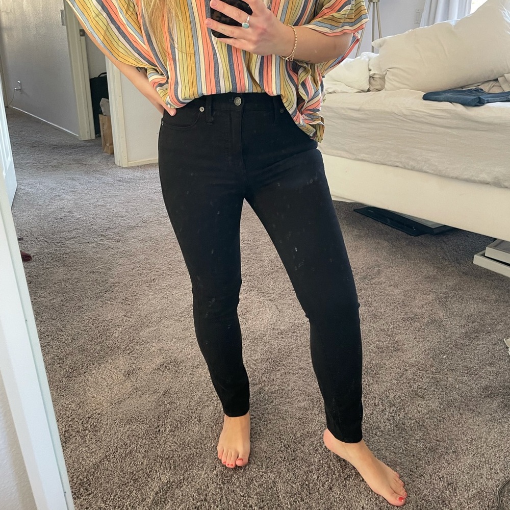 Madewell Black Skinny Jeans